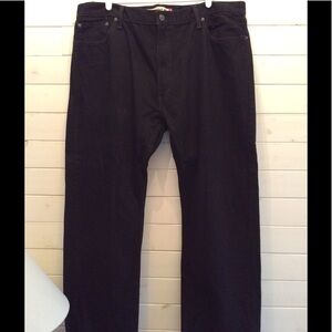 Levi's 505 black jeans